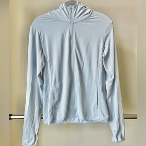 Uniqlo Airism Light Blue Zip Up Hoodie